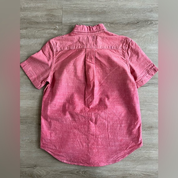 Ralph Lauren Shirt Boys M 10 12 Button Up Classic Short Sleeve Cotton - Picture 5 of 5